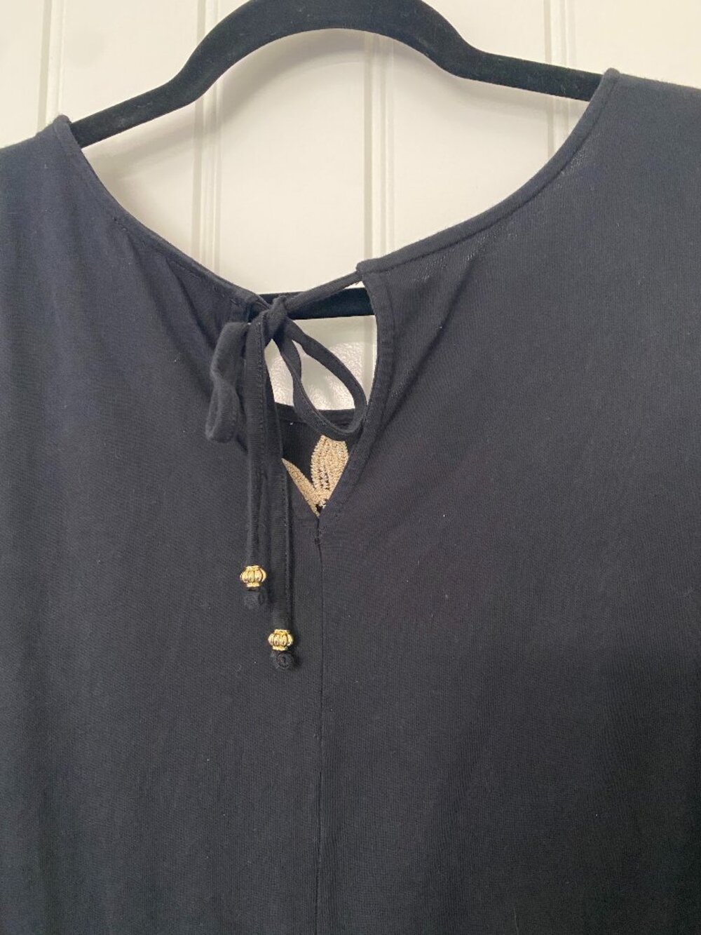 Johnny Was | Smocked Waist Tiered Maxi Dress in Black - Picture 8 of 12